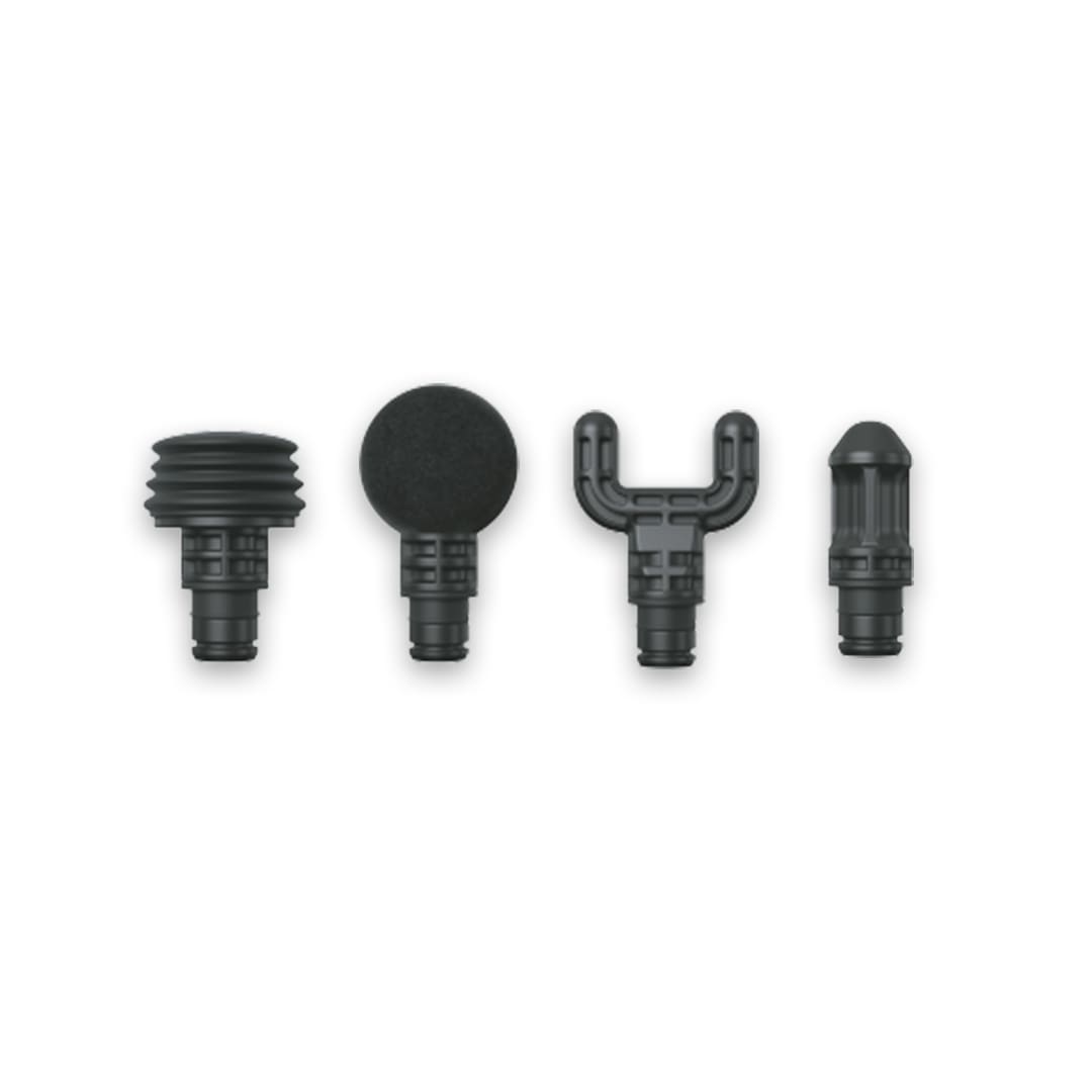 Pack of 4 massage heads for gun - JOLT™ Mini