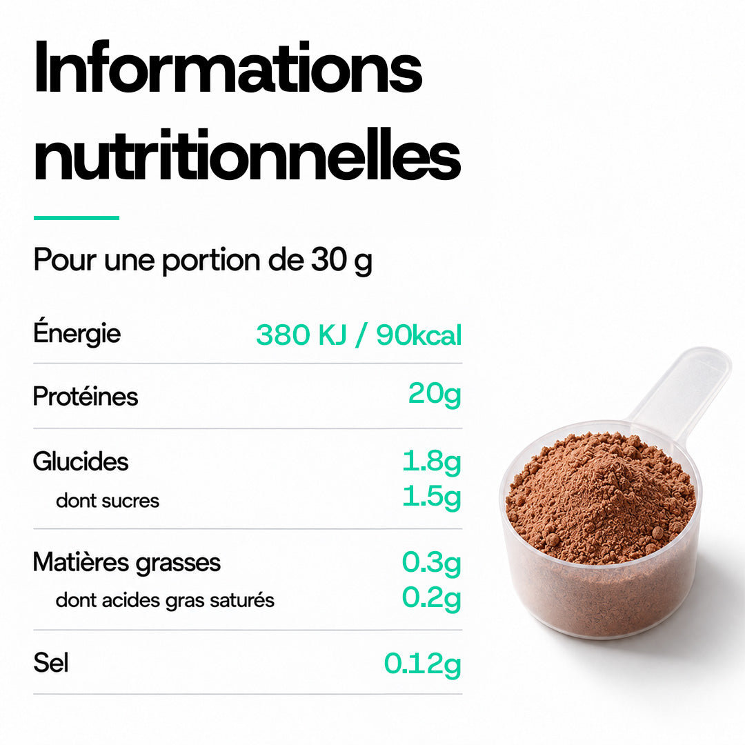 Recovery Shake Chocolat – Boisson protéinée | 900 g
