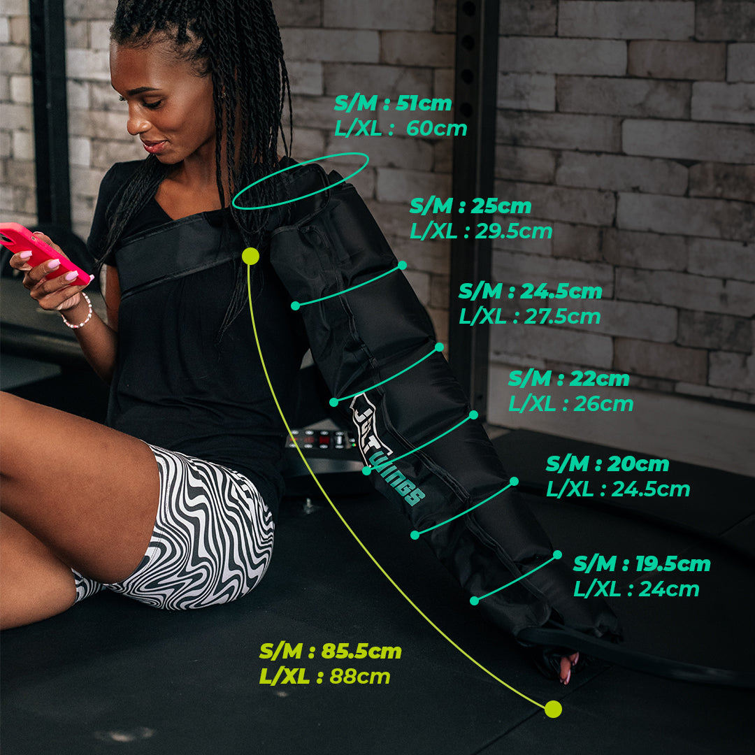 JOLT™ Wings – Pressotherapie-Ärmel (Arme)