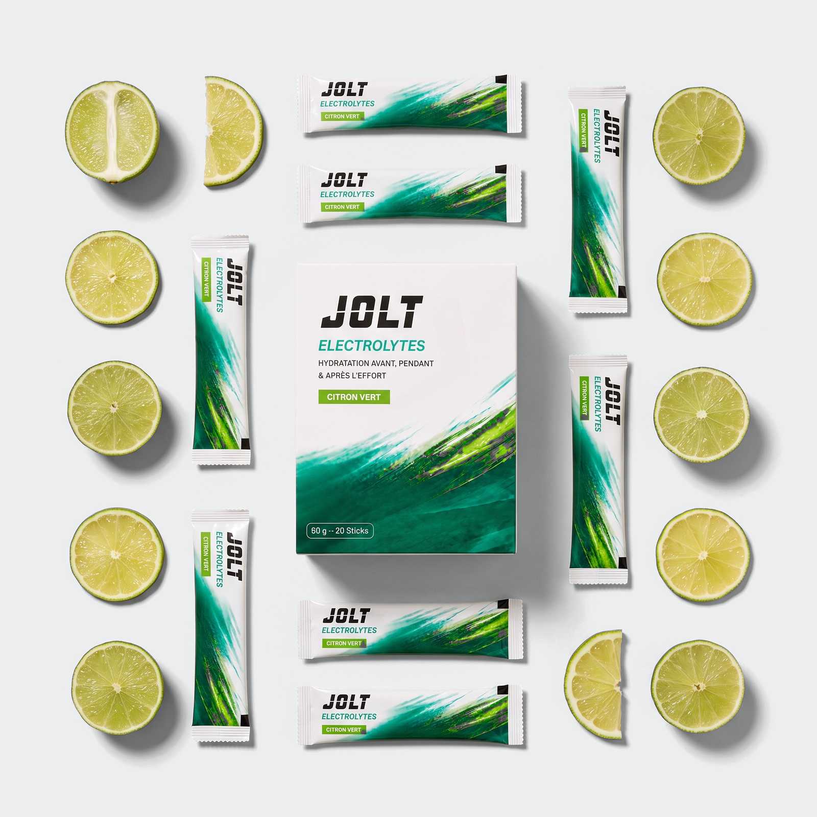 Electrolytes Citron vert | 20 sticks