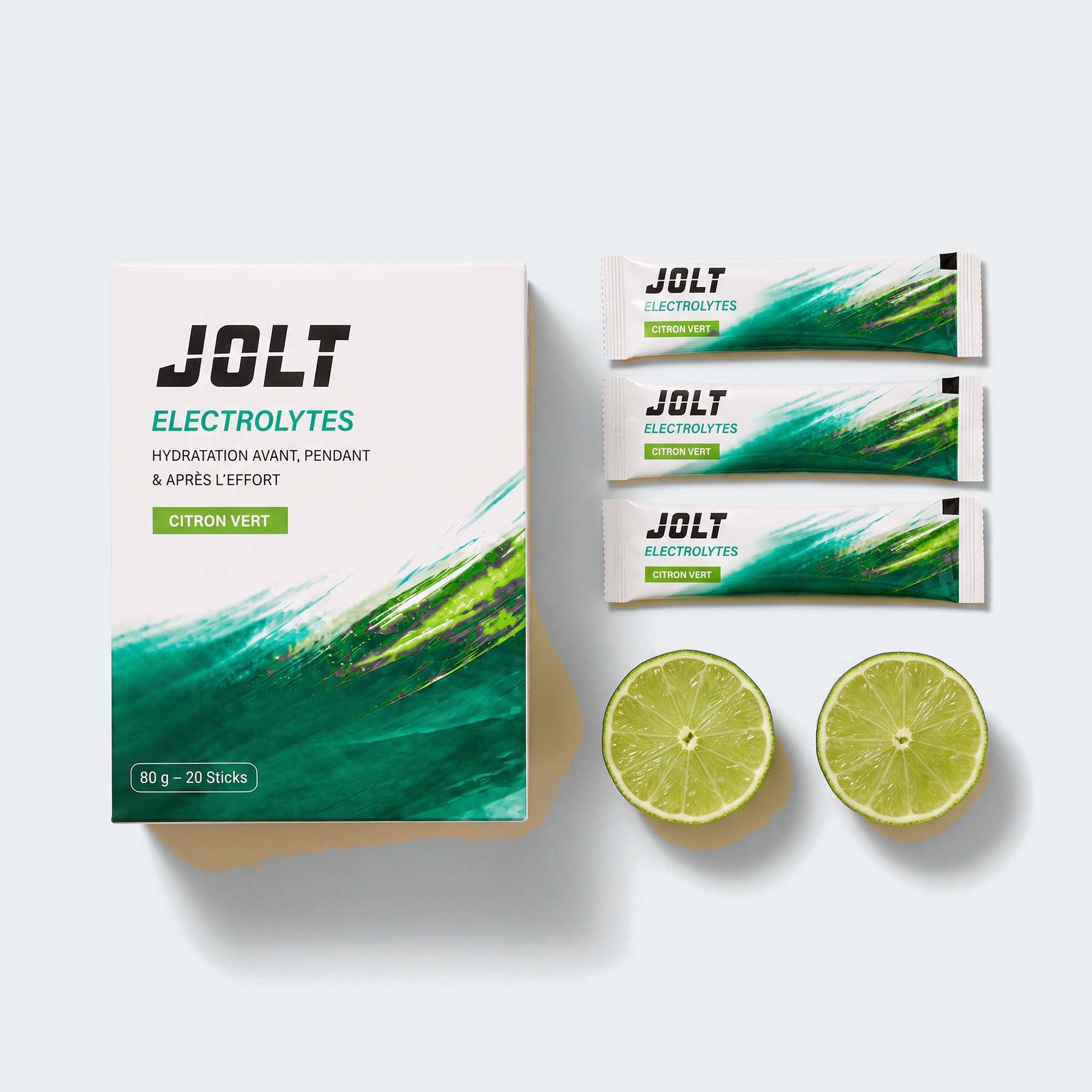 Electrolytes Citron vert | 20 sticks