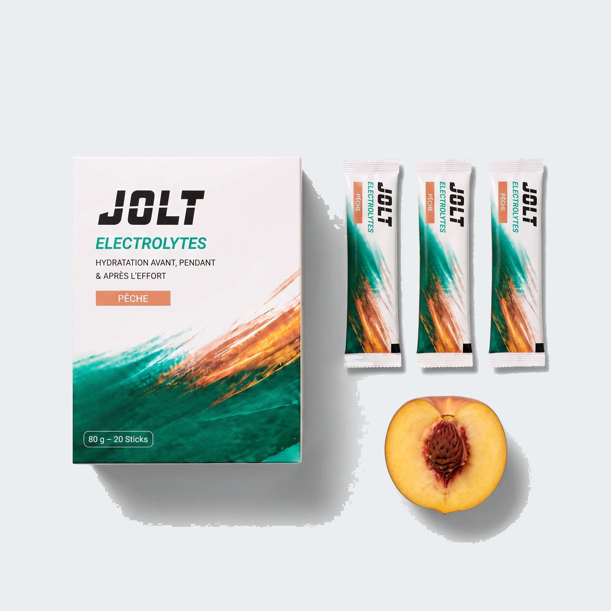 Electrolytes Pêche | 20 sticks