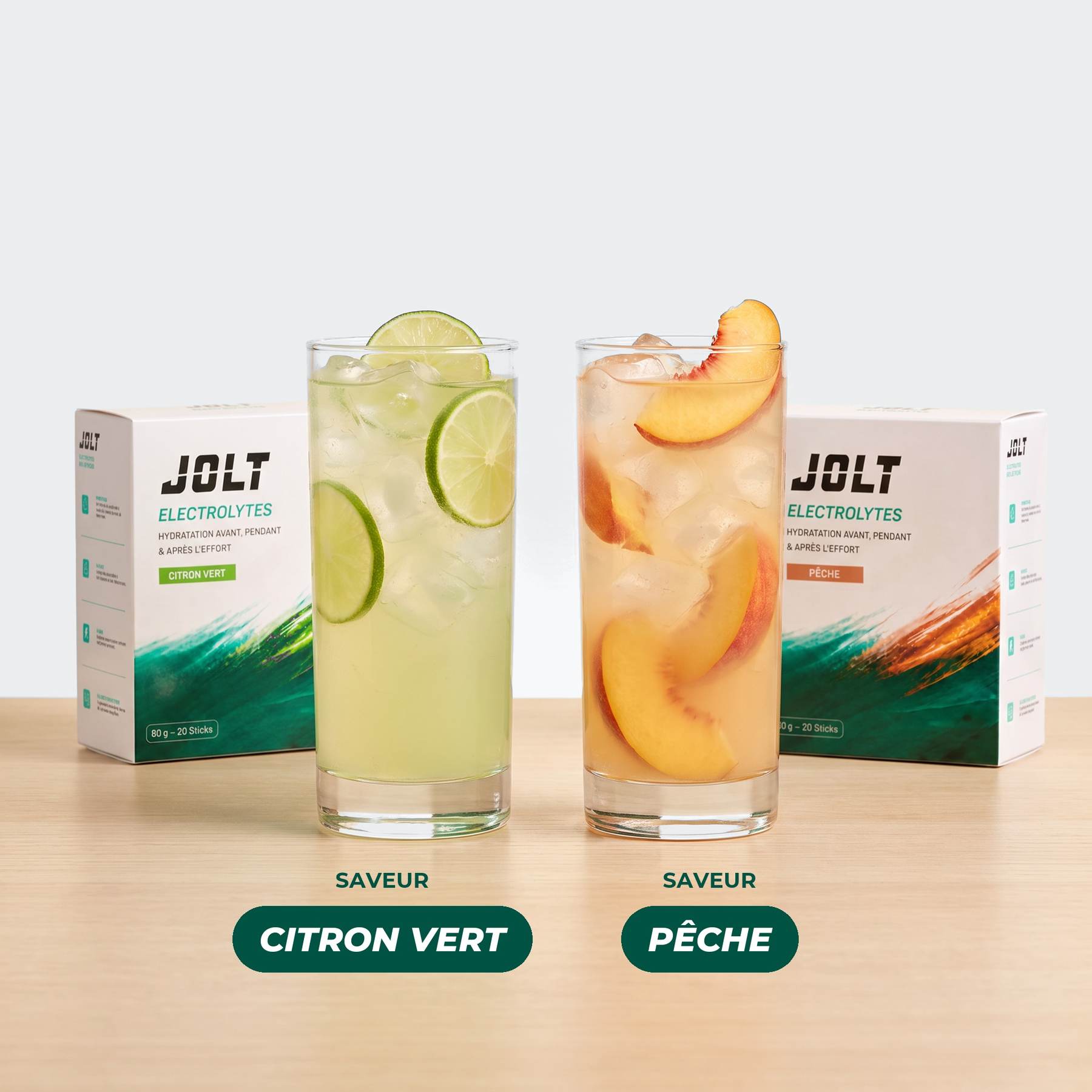 Electrolytes Pêche | 20 sticks