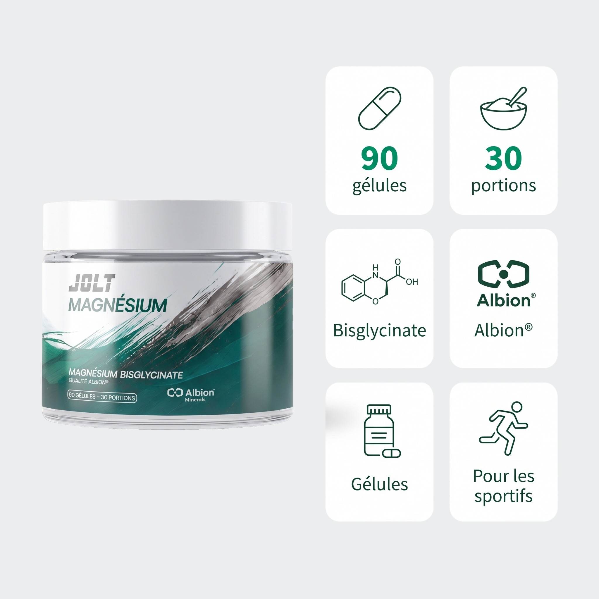 JOLT Magnésium Albion® + B6
