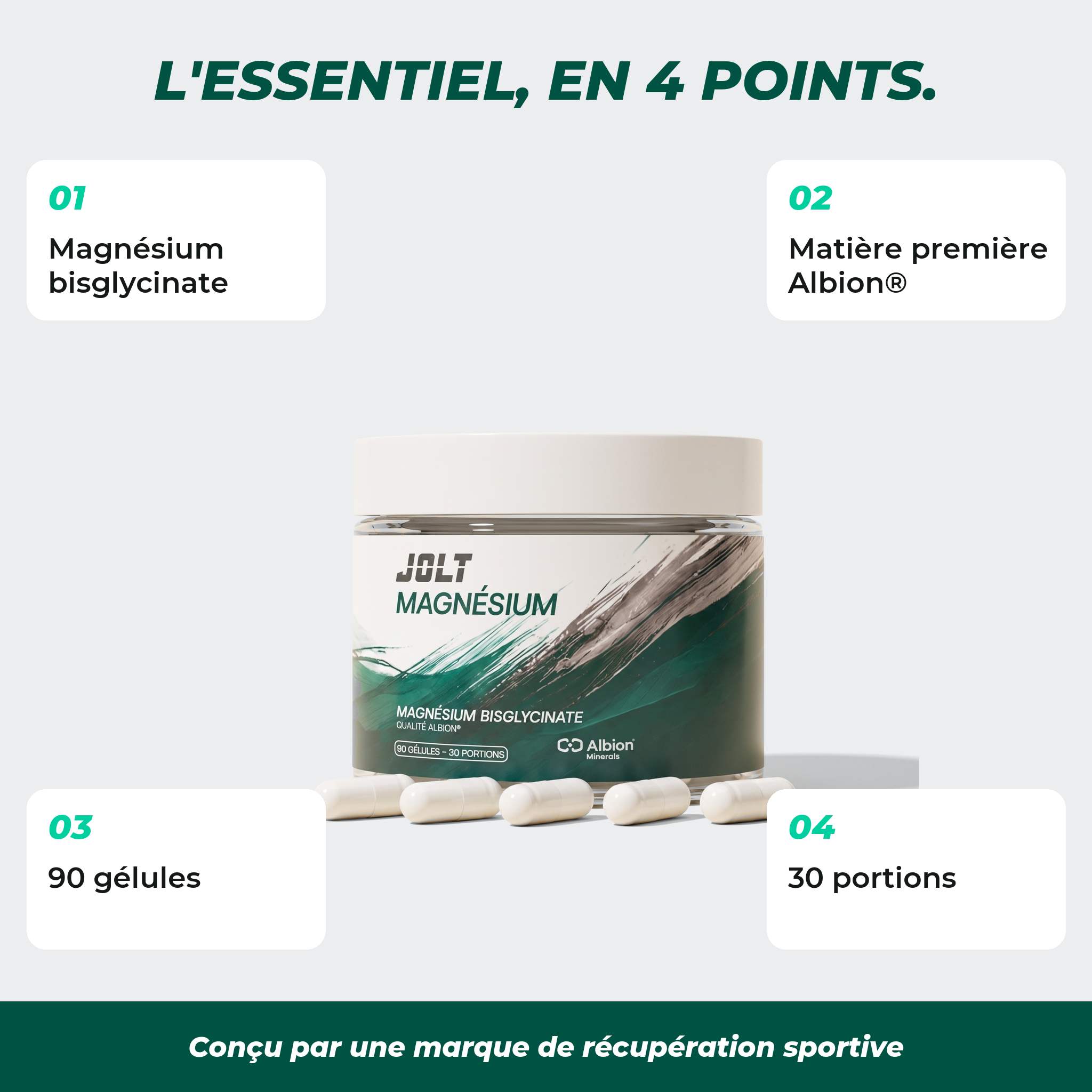 JOLT Magnésium Albion® + B6