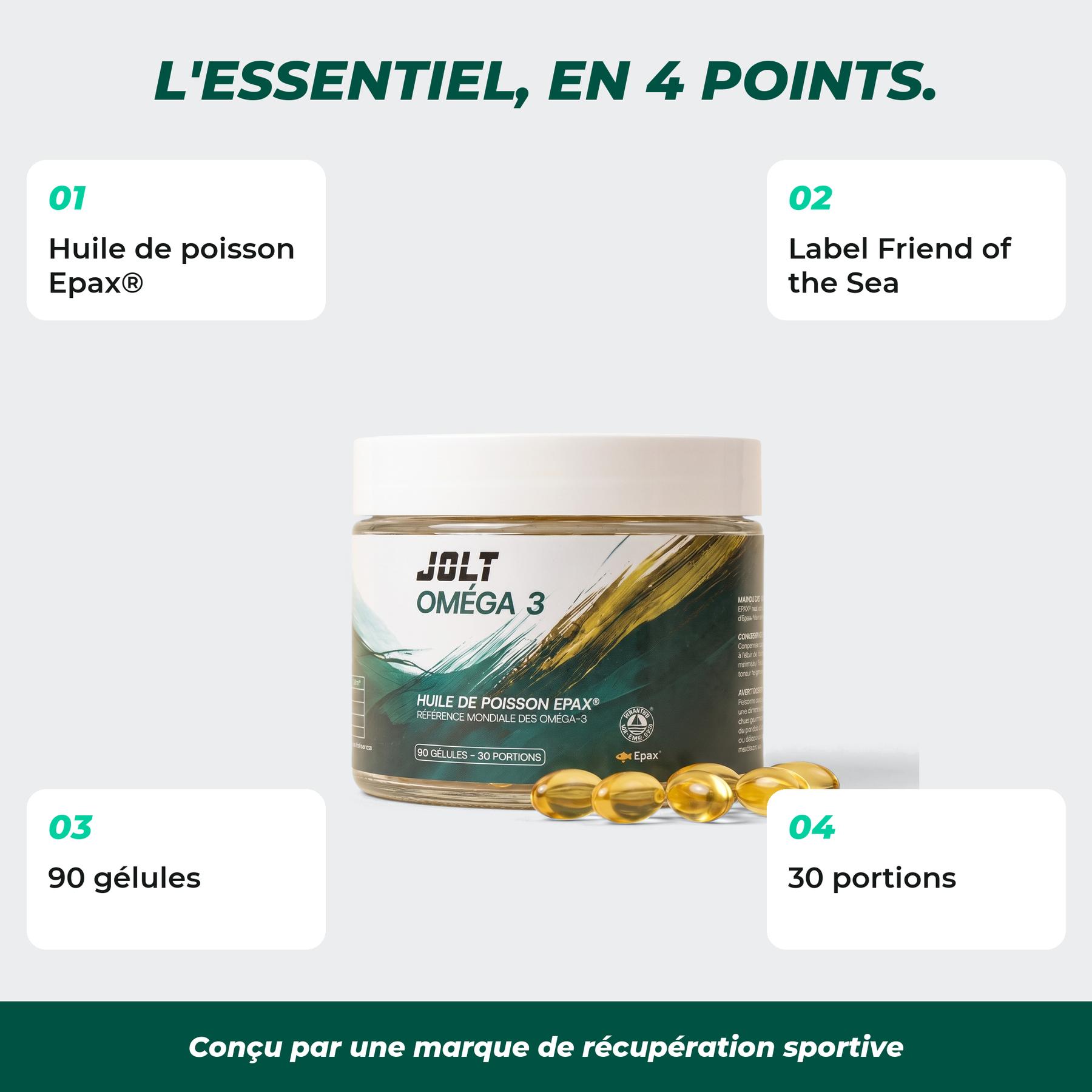JOLT Oméga-3 Huile de poisson EPAX®